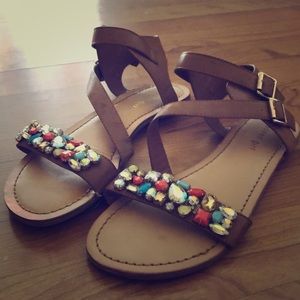 Madden Girl Embellished Sandals